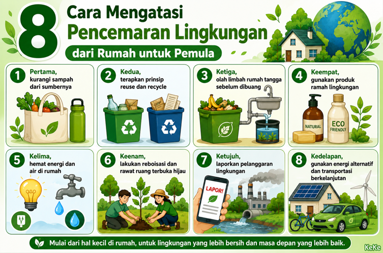 Cara Mengatasi Pencemaran Lingkungan