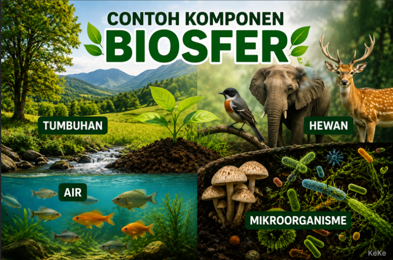 Contoh Komponen Biosfer