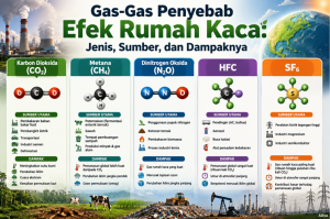 Gas-Gas Penyebab Efek Rumah Kaca