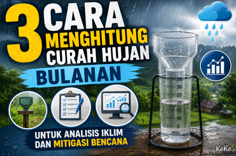 Cara Menghitung Curah Hujan Bulanan