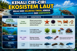 Ciri-Ciri Ekosistem Laut