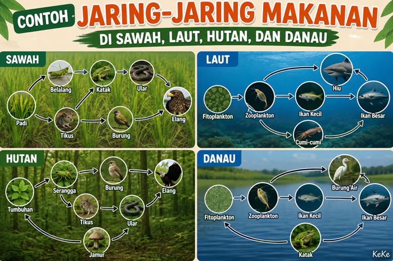 Contoh Jaring-Jaring Makanan