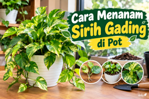 Cara Menanam Sirih Gading di Pot