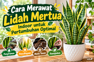 Cara Merawat Lidah Mertua Indoor