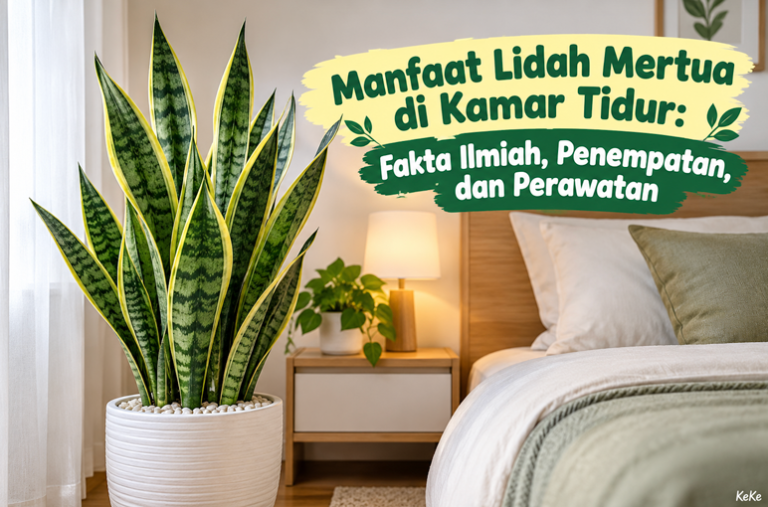 Manfaat Lidah Mertua di Kamar Tidur