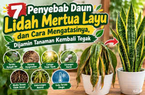Penyebab Daun Lidah Mertua Layu