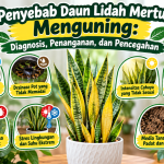 Penyebab Daun Lidah Mertua Menguning
