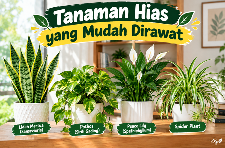 Tanaman Hias yang Mudah Dirawat