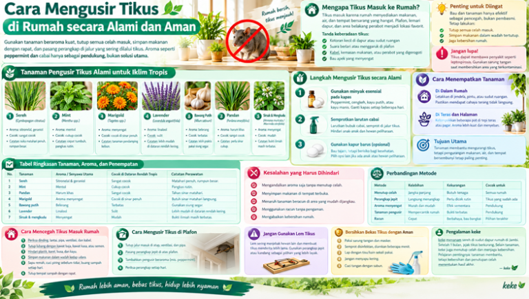 Cara Mengusir Tikus di Rumah