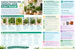 Inspirasi Tanaman Hias Aesthetic untuk Galeri Rumah